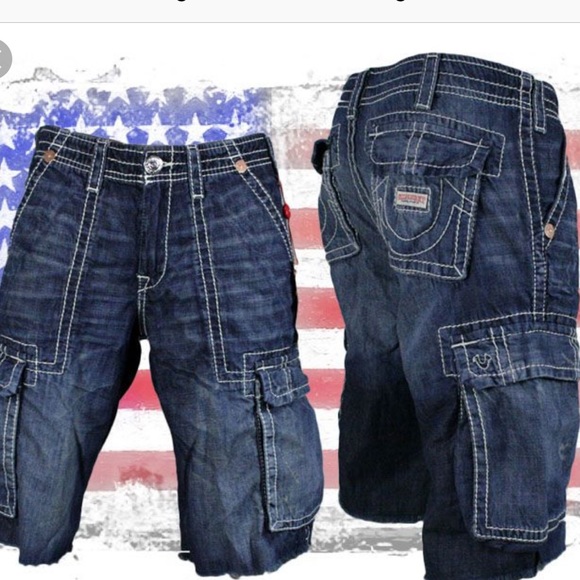 true religion jean shorts mens